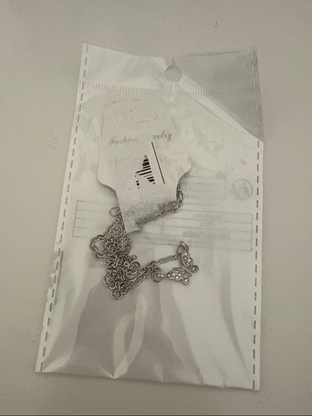 Silver Butterfly Necklace